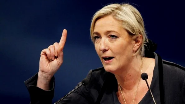 Marine Le  Pen şi pericolul surpării Uniunii Europene jpeg