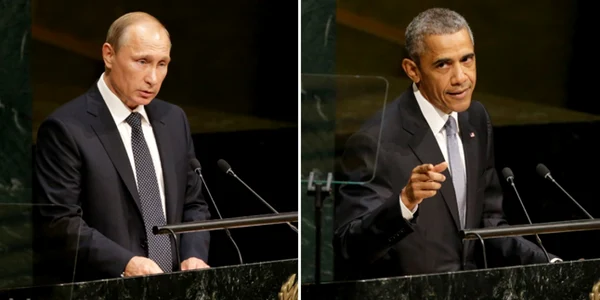 COLAJ pt articol - Putin si Obama la ONU FOTO AP