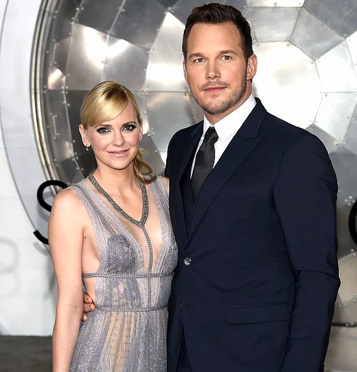 Chris Pratt şi Anna Faris 