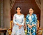 Prințesa Lalla Asma a Marocului cu Prima Doamnă a Republicii El Salvador, doamna Gabriela Rodriguez de Bukele.