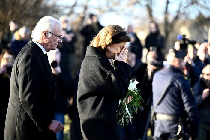 Regele Carl Gustaf și Regina Silvia sunt devastați după atacul de la Risbergska. FOTO: Profimedia