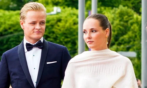 Prințesa Ingrid Alexandra a Norvegiei și fratele ei vitreg, Marius Borg Høiby, profimedia 0953459392 jpg