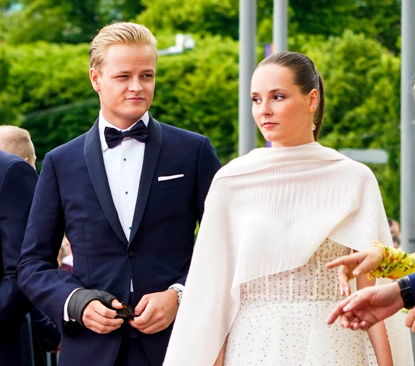 Marius Borg şi sora lui vitregă, Prinţesa Ingrid Alexandra a Norvegiei. FOTO: Profimedia