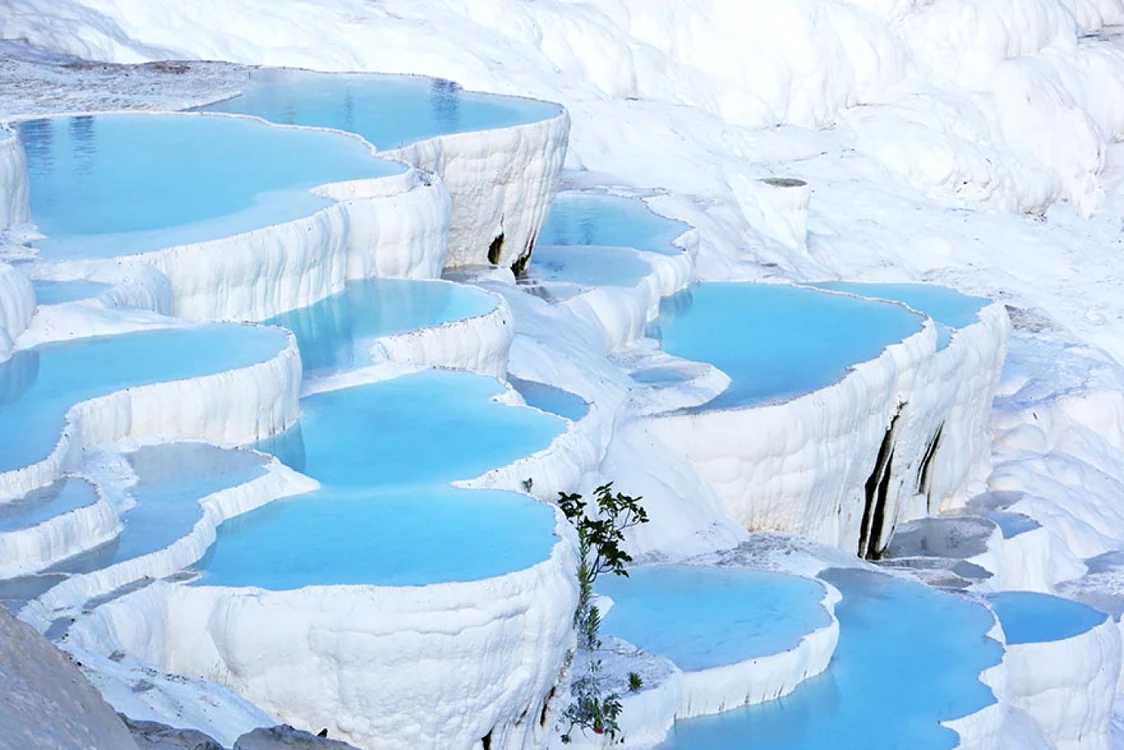 Terasele Pamukkale din Turcia