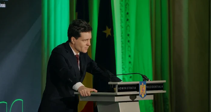 N. Dan la Summitul pentru guvernanță digitală 2025. FOTO: captură video Facebook/Nicușor Dan