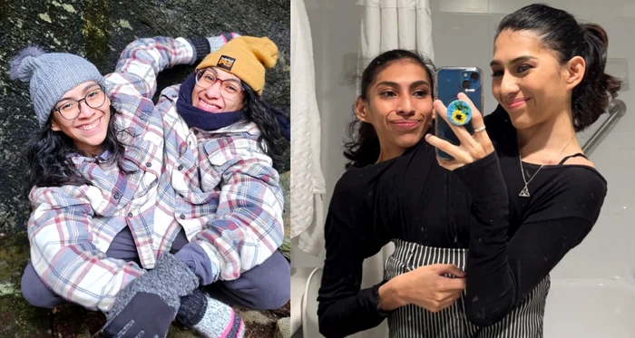 Povestea unor surori siameze / foto: Colaj Instagram