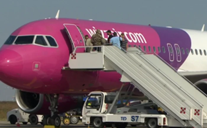 Deocamdată la Aeroportul Arad operează doar compania Wizz Air  FOTO arhivă