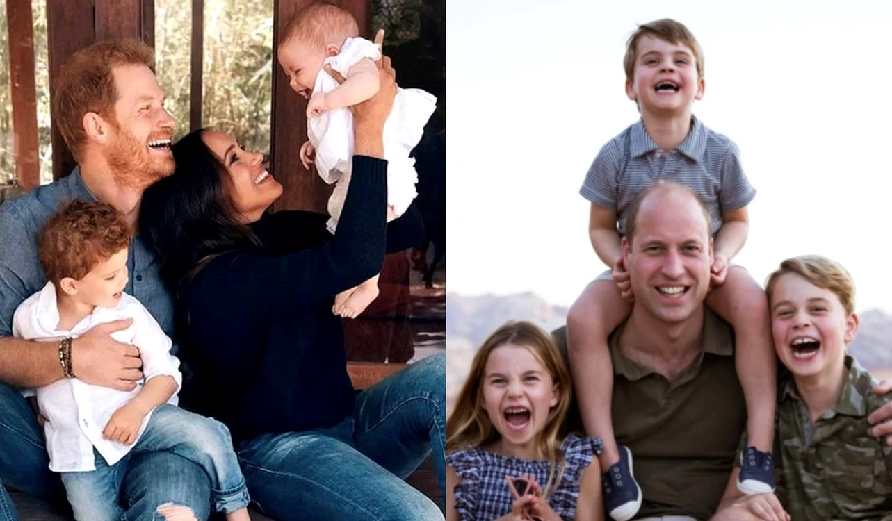 copii Prințul William și Prințul Harry jpg