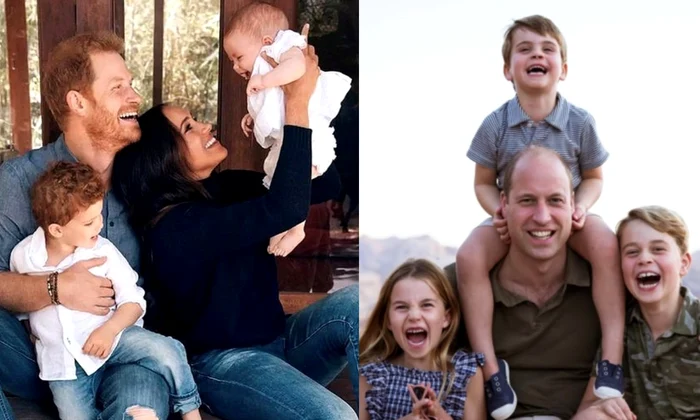 copii Prințul William și Prințul Harry jpg