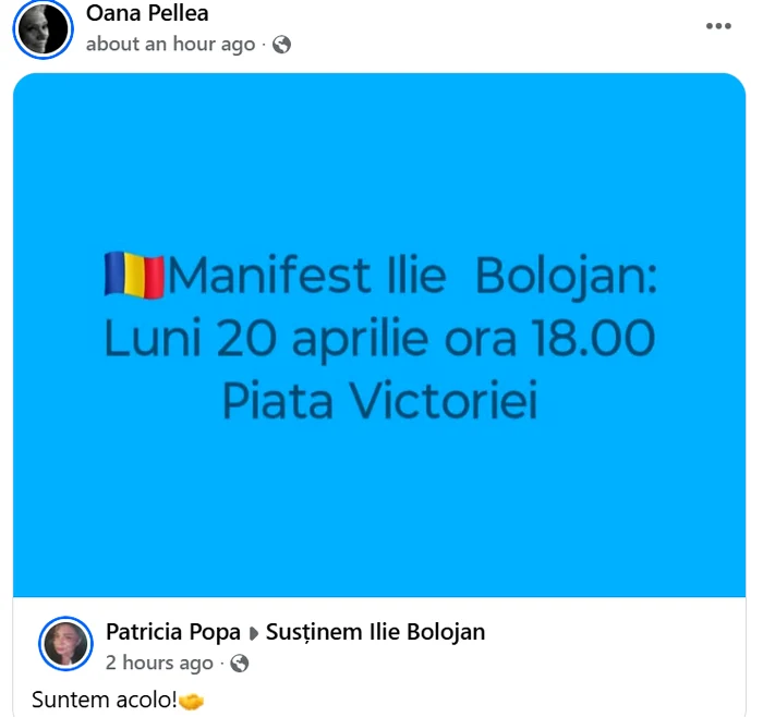 FOTO: captură foto Facebook