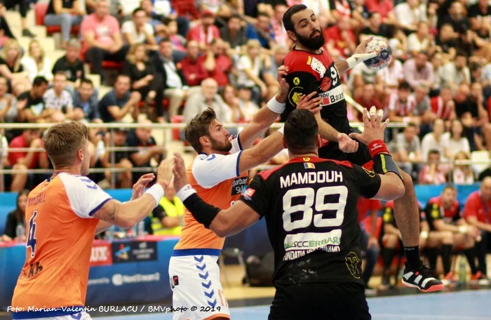 Amine Bannour a marcat doar un gol din 5 aruncăriFoto: Marian Burlacu