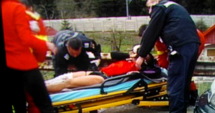 Femeia a ajuns la spital. FOTOArhivă.