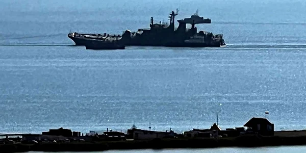 Nava de razboi ruseasca avariata de Ucraina FOTO Profimedia jpg