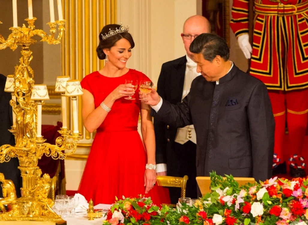 Kate Middleton, alături de președintele Chinei, Xi Jinping