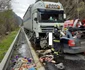 Accident mortal cu două victime pe Valea Oltului - DN7-E81 - în Călimăneşti - Vâlcea Foto Adevărul