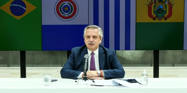 Preşedintele Argentinei Alberto Fernandez FOTO EPA-EFE
