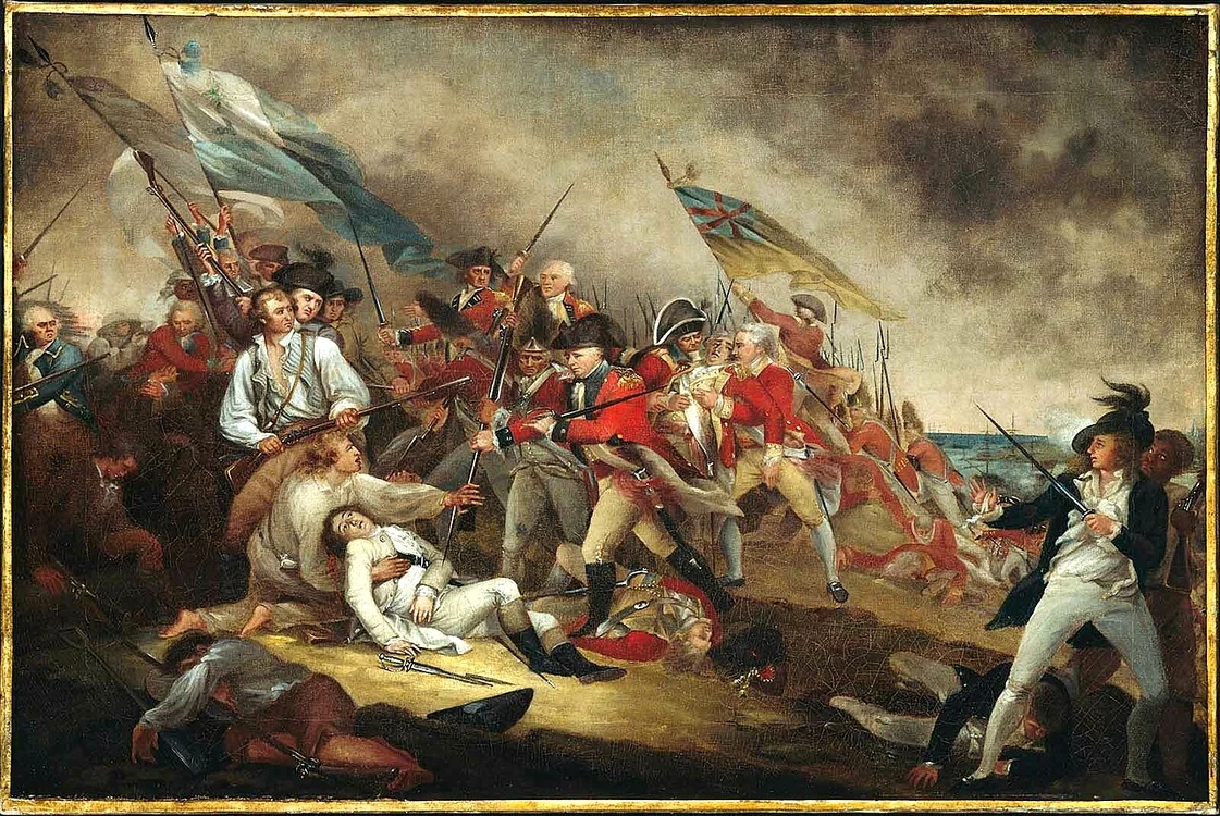Bătălia de la Bunker Hill (© Museum of Fine Arts Boston / Wikimedia Commons)