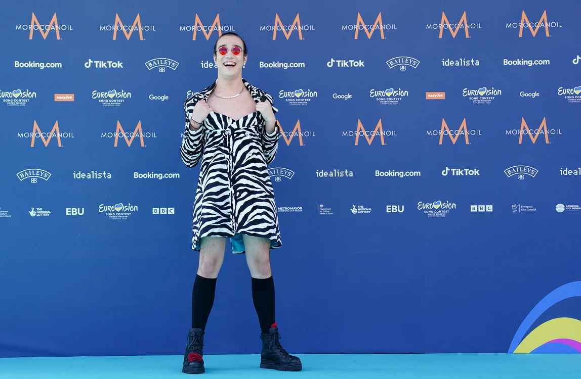 Theodor Andrei, la ceremonia de deschidere Eurovision 2023 FOTO Profimedia