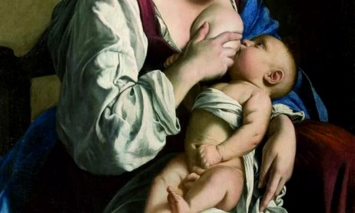 SACRU ȘI PROFAN: Orazio Gentileschi, Madonna cu Pruncul jpeg