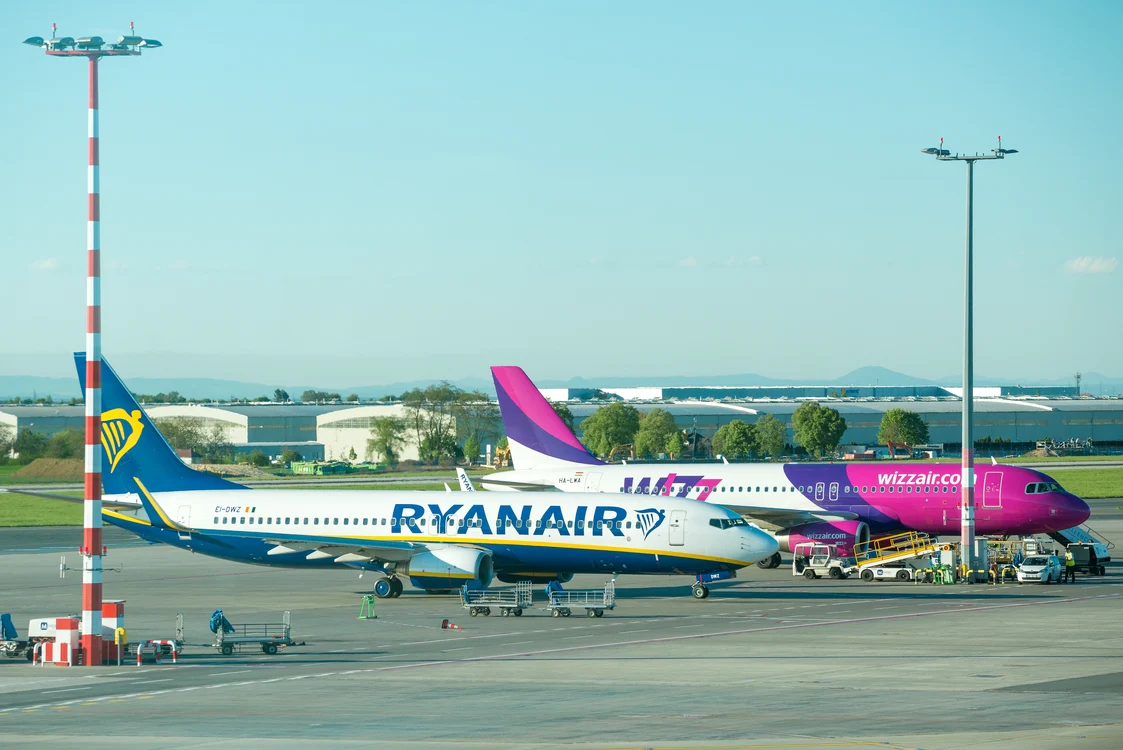 Ryanair și Wizz Air își revendică supremația în Europa Centrală și de Est FOTO Shutterstock