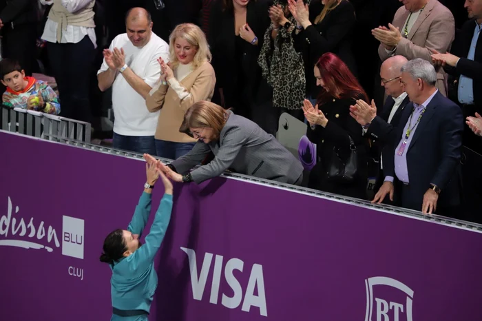 Simona Halep, alături de mama ei la ultimul său meci din circuitul WTA (Foto: Marian Burlacu)