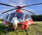 Elicopter SMURD pentru  un tânăr din Zătreni Vâlcea intrat în stop cardio-respirator după ce s-a înecat cu mâncare Foto Adevărul