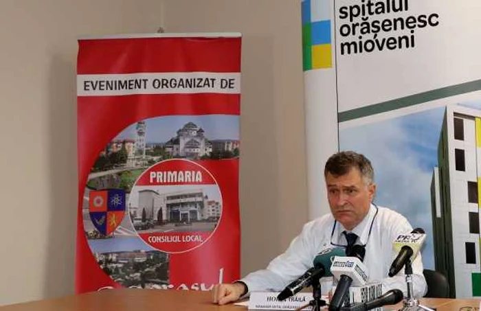 Doctorul Horia Trăilă, managerul Spitalului Orăşenesc Mioveni FOTO: Denis Grigorescu