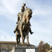Statuia ecvestră a lui Decebal din Deva  Foto Daniel Guță JPG