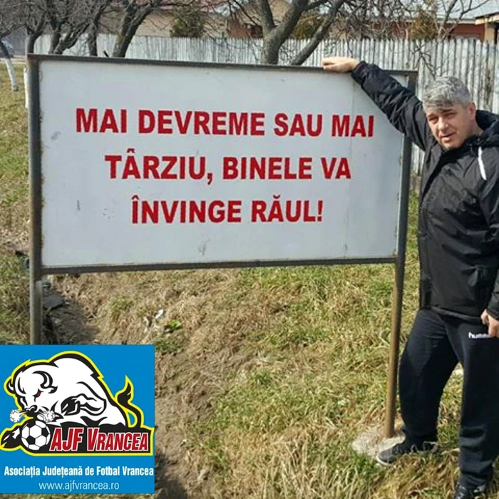 Dan Dumitru este actualul preşedinte al AJF Vrancea