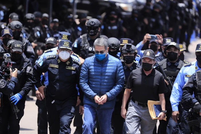 Juan Orlando Hernández a fost extradat in SUA în 2022 FOTO EPA-EFE