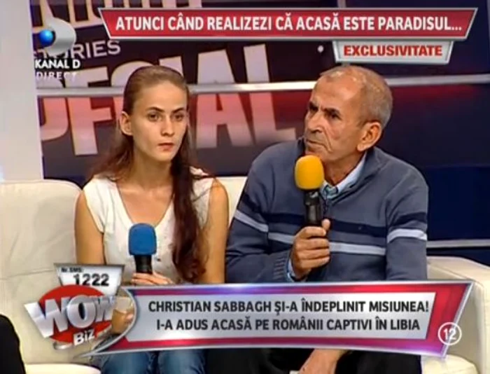 Unul dintre românii care au trăit în infernul din Libia şi-a povestit experienţa la WOWbiz (captură: Kanal D)