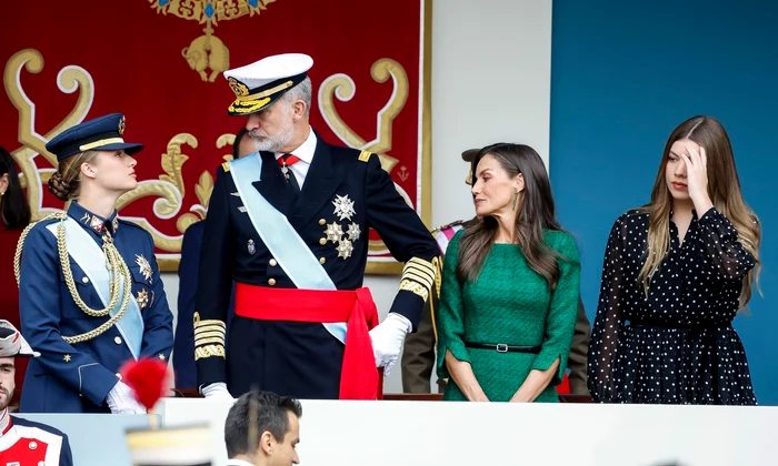 regele felipe, regina letizia, printesa leonor si infanta sofia madrid 12 octombrie foto profimedia (3) jpg
