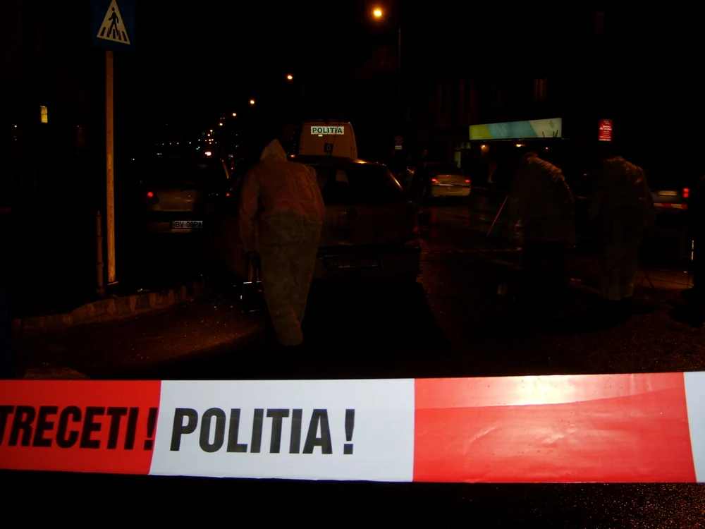 Criminaliştii au prelevat probe de la locul jafului