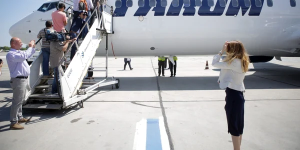 Prezentare noul avion Tarom