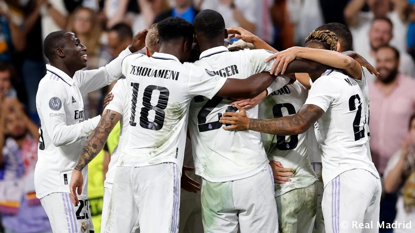 Moment din timpul meciului Real Madrid - RB Leipzig. Foto: realmadrid.com
