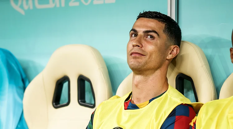Cristiano Ronaldo a părăsit CM Qatar 2022 cu ochii în lacrimi. Foto EPA EFE