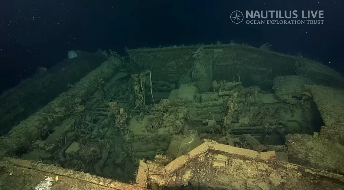 Epava navei Teruzuki (foto: Captură video Youtube / EVNautilus)