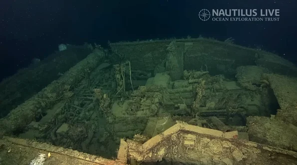 Epava navei Teruzuki (foto: Captură video Youtube / EVNautilus)