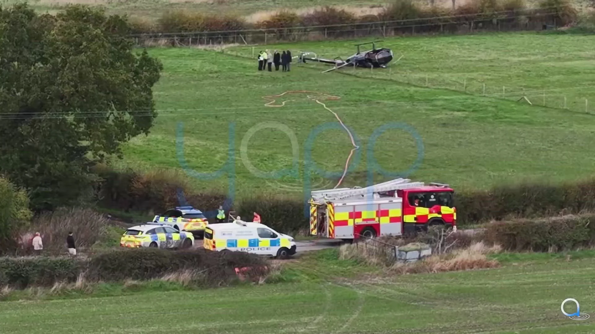 Un elicopter s-a prăbușit în Anglia la scurt timp după decolare: un mort și trei răniți