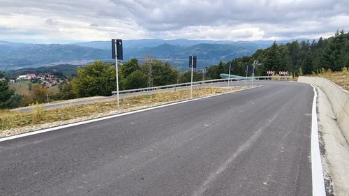 noua sosea din parang foto consiliul judetean hunedoara