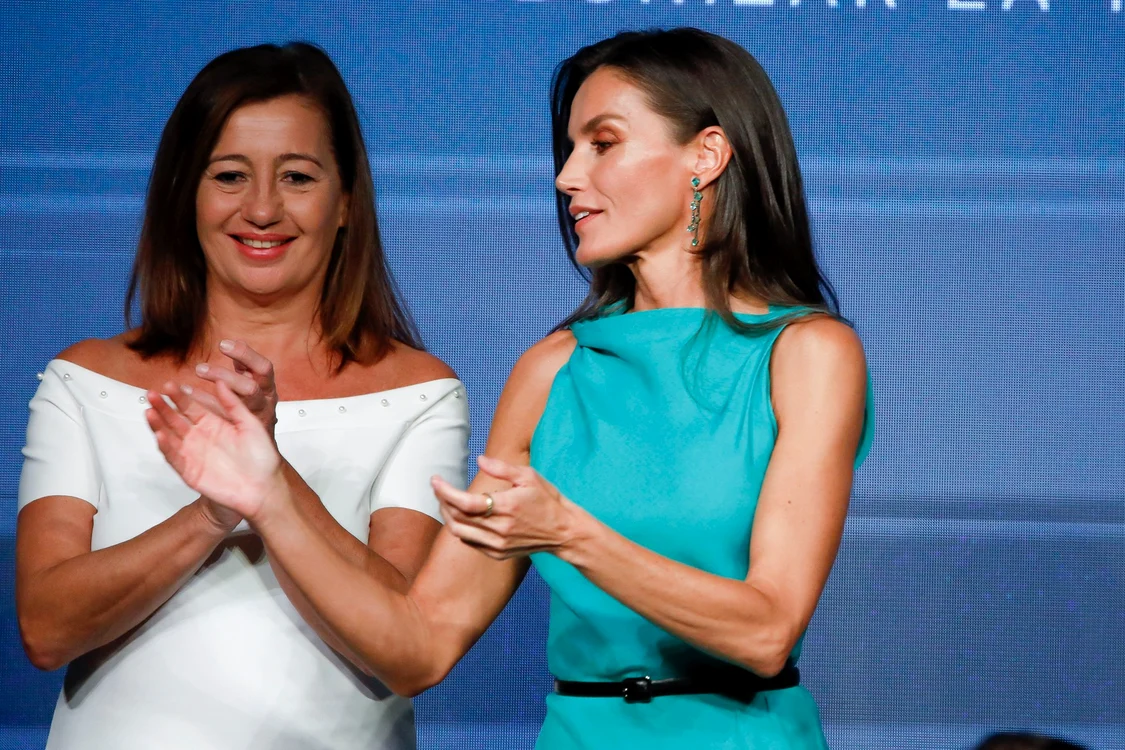 Regina Letizia într o rochie Zara foto profimedia 0808446728 jpg