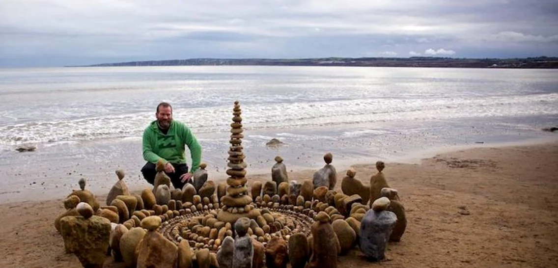 Mandalele perfecte din pietre obişnuite ale englezului James Brunt Foto mymodernmet co