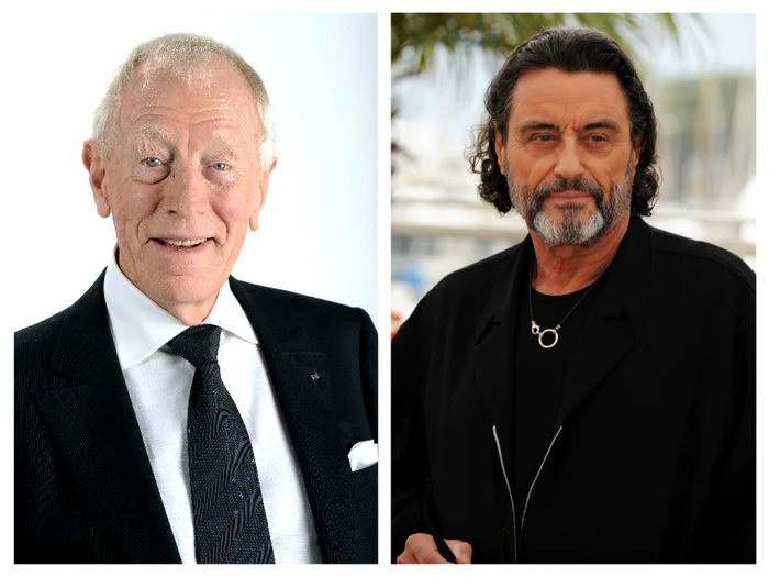 Actorii Max von Sydow (stânga) şi Ian McShane FOTO Getty Images