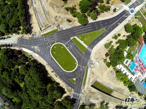 Pasajul Michelangelo din Timişoara FOTO eyeinthesky.ro