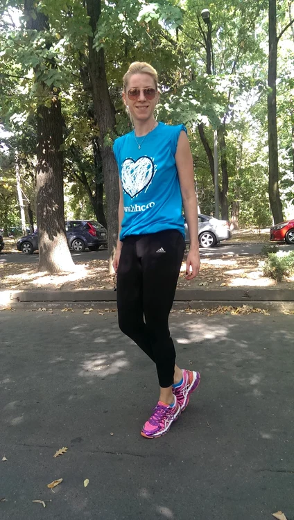 Sonia Argint Ionescu aleargă la Maratonul Internaţional Bucureşti