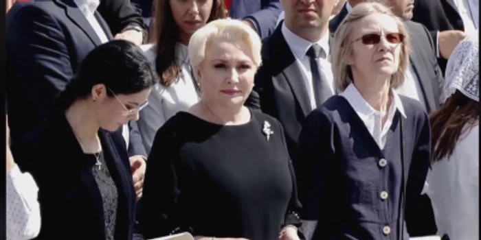 viorica dancila la blaj. foto captura video