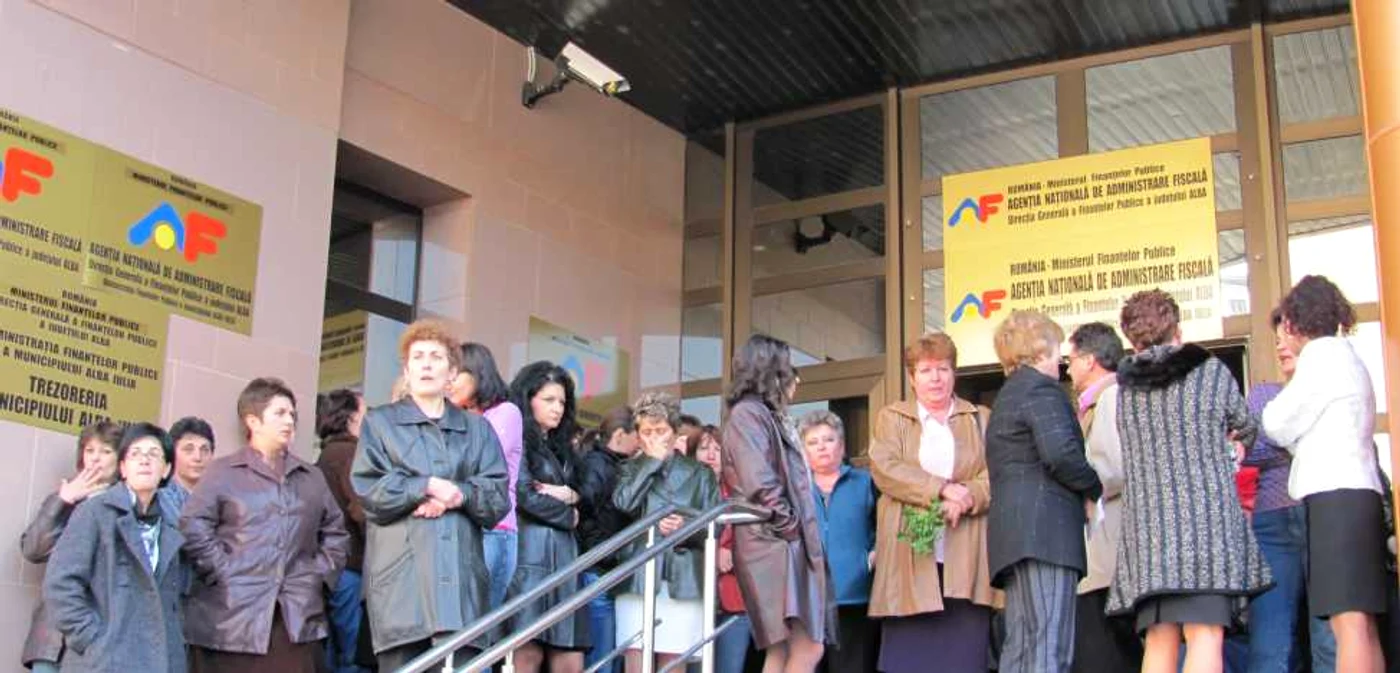 Protest Finanţe Aşba 