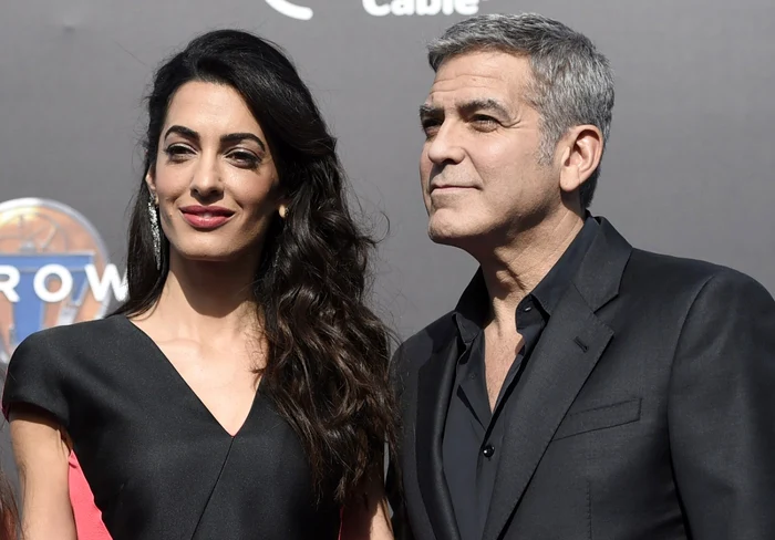 Amal şi George Clooney s-au căsătorit la sfârşitul anului 2015 FOTO AP