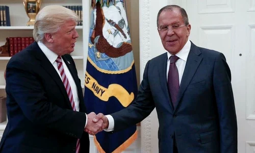 Ministrul rus de externe, Serghei Lavrov, primit de Donald Trump la Casa Albă  jpeg
