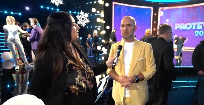 Cosmin Seleși, la filmările pentru Protevelion 2026 foto: Click!